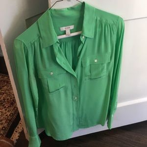 J Crew silk blouse